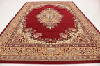 Unique Loom Reza Collection Traditional Persian Style Area Rug, 9 x 12 ft, Burgundy/Ivory
