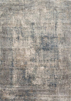 Loloi Teagan Collection TEA-05 Denim/Slate 9'-9" x 13'-6" Area Rug, Large, Soft Neutral Rug, High-Traffic for Living Room, Bedroom, Home Office, Dining Area
