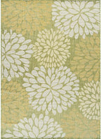 Beverly Rug Outdoor Rug 8x10 Modern Exotic Tropical Leaf Area Rugs for Indoor and Outdoor Patio Deck Porch Garden Water Resistant Washable Outside Carpet (8 x 10 Green)