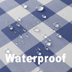 Classic Gingham Buffalo Tablecloth Fabric - Oblong 58x144 Inch Water Proof Checkered Table Cloth for Indoor Outdoor - Table Cover for Birthday, Picnics, BBQs, and Parties