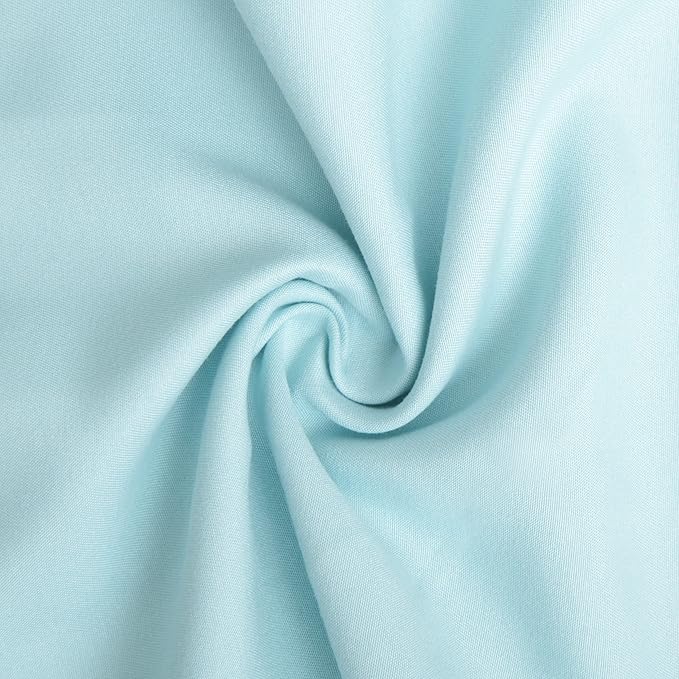 NTBAY Toddler Bedding Set - 4 Piece Soft and Breathable Crib Bedding Set for Boys and Girls, Includes Quilted Comforter, Fitted Sheet, Flat Top Sheet and Envelope Pillowcase, Aqua
