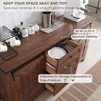 T4TREAM Farmhouse Sideboard Buffet Cabinet