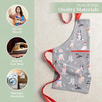 Maison d' Hermine 100% Cotton Apron for women with Pocket Kitchen Chef Apron for Men Cooking Mothers Day Gifts