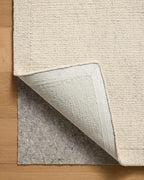 Loloi Magnolia Home by Joanna Gaines Henley Collection HNY-01 Ivory/Smoke 2'-6" x 9'-6" Runner Rug