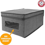 Arm & Hammer Bed Shoe Storage Box, Grey