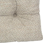Klear Vu Gripper Overstuffed Universal Non-Slip Dining Chair Cushions for Kitchen Decor or Office Use, U-Shaped Skid-Proof Seat Pad, 17x17 Inches, 2 Count (Pack of 1), Honeycomb Graystone