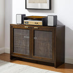 Crosley Furniture Kenji Media Console, Record Player Stand