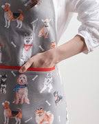 Maison d' Hermine 100% Cotton Apron for women with Pocket Kitchen Chef Apron for Men Cooking Mothers Day Gifts