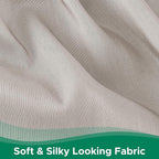 Biscaynebay Wrap Around Bed Skirts for Queen Beds with 12" Short Drop, Camel Grey Adjustable Elastic Dust Ruffles Easy Fit Wrinkle Resistant Silky Luxurious Fabric Machine Washable