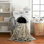 ReaLife Rugs Machine Washable Area Rug - Living Room Bedroom Bathroom Kitchen Entryway Office - Padded Low Pile Stain Resistant Premium - Boho Farmhouse Vintage - BEV - Beige Tan Brown 2'6" x 10'