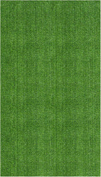 Ottomanson Artificial Grass Turf 6'6" x 16' Indoor Outdoor Faux Grass Rug with Drainage Holes, Customizable with Extra Long Size Options, Perfect for Patio Lawn Balcony Weddings Photoshoot Backdrop