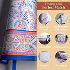 Maison d' Hermine 100% Cotton Apron for women with Pocket Kitchen Chef Apron for Men Cooking Mothers Day Gifts