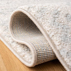 SAFAVIEH Area Rug 4x6 - Tulum Collection - Ivory & Light Grey, Moroccan Boho Tribal Design, Non-Shedding & Easy to Clean, Ideal for Living Room, Bedroom, Dining Space (TUL272G)