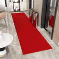 Ottomanson 2'7" x 23' Hallway Runner with Scraper Pile Extra Durable Non-Slip Rug Mat for Indoor & Outdoor Use - Ideal for Kitchen, Entryway, Patio & Garage - High-Traffic Carpet, Red