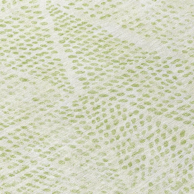 Addison Rugs Chantille ACN591 Aloe 1'8" x 2'6" Indoor Outdoor Area Rug, Easy Clean, Machine Washable, Non Shedding, Bedroom, Living Room, Dining Room, Kitchen, Patio Rug