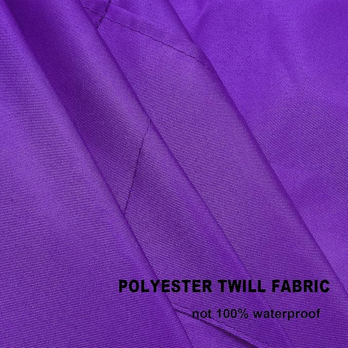 12 Pcs Purple Bib Bulk Aprons for Women Men Adult Girls Unisex with 2 Pockets, Painting Baking Cooking Kitchen Apron (Purple,12 pcs)