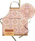 Maison d' Hermine 100% Cotton Apron for women with Pocket Kitchen Chef Apron for Men Cooking Mothers Day Gifts
