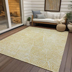 Addison Rugs Chantille ACN591 Wheat 2'6" x 3'10" Indoor Outdoor Area Rug, Easy Clean, Machine Washable, Non Shedding, Bedroom, Living Room, Dining Room, Kitchen, Patio Rug
