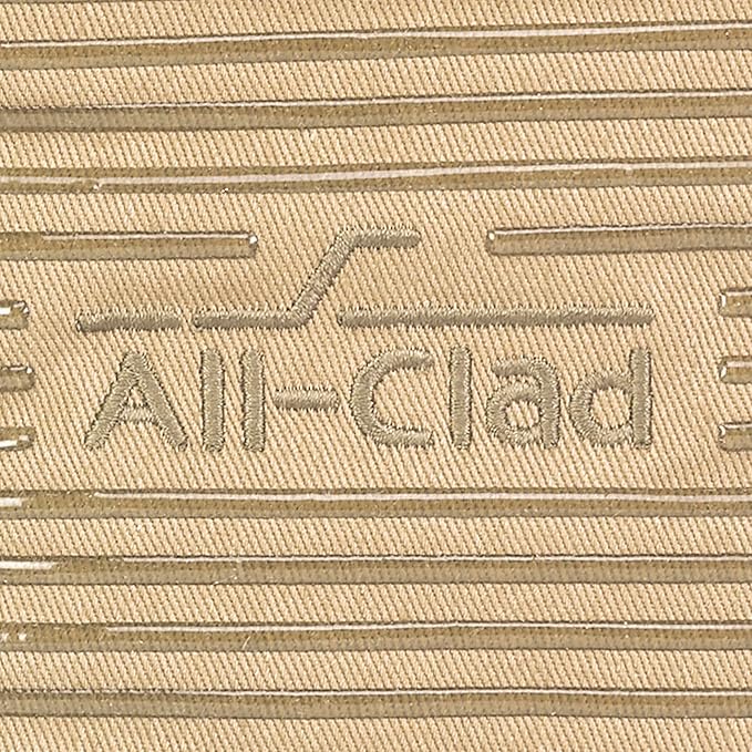 All-Clad Premium Pot Holder & Hot Pad: Heat Resistant to 500 Degrees - 100% Cotton, 10"x6.25" Hot Pad for Kitchen and Barbeque, 4-Pack, Cappuccino