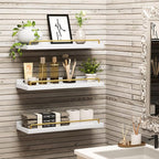 RYOFOBETTO Floating Shelves for Wall Decor, Living Room, Picture Frames