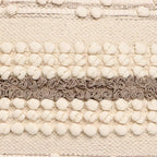 REDEARTH · Boho Textured Throw Pillow Cases - Woven Tufted Decorative Farmhouse Cushion Covers Set for Couch - Sofa - Bed - Chair - Dining - Patio - Outdoor - 100% Cotton (18x18; Natural) Pack of 2