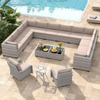 14-Seat Modern Patio Furniture Set