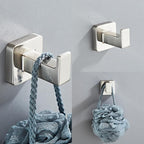Brushed Nickel Bathroom Hardware Set 4 Pieces,Bathroom Accessories Set Stainless Steel Wall Mounted, Hand Towel Bar, Towel Ring, Robe Towel Hooks,Toilet Paper Holder,Towel Bar Set, 23.6 Inch