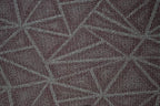 Furnish my Place Geometrical Pattern Indoor/Outdoor Refine Burgundy Abstract Area Rug, Runner Rug, Hallway Entry Carpet, Contemporary Rug for Living Room, Dining Room, Made in USA - 4' x 8'