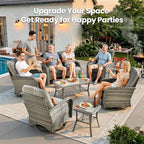 Weaxty 8 Pieces Outdoor Patio Furniture Sets