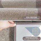 Washable Area Rug 48" x 72", Non Slip Kitchen Rug for Floor, Absorbent Entrance Runner Rug for Bedroom, Living Room, (Roll Packing)