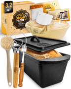 CRUSTLOVE Bread Lame 2-Piece Set for Controlled Dough Scoring with 5 Blades
