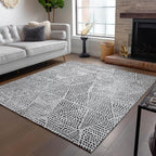 Addison Rugs Chantille ACN591 Pewter 3' x 5' Indoor Outdoor Area Rug, Easy Clean, Machine Washable, Non Shedding, Bedroom, Living Room, Dining Room, Kitchen, Patio Rug