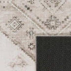 Paco Home Oriental Area Rug with Faded Vintage Look in Beige, Size: 2'8" x 4'11"