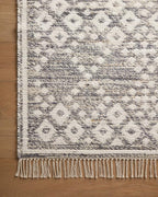 Loloi Angela Rose Rivers Collection RIV-01 Denim/Ivory 5'-0" x 7'-6" Reversible Area Rug