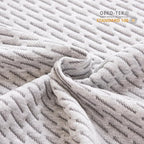 Subrtex Cover for Mattress Topper Full Size 2 Inch (Only Cover) Mattress Topper Protector Bedding Removable Encasement Zipper Closure