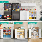 SISESOL White Metal Storage Cabinet