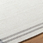 Mark&Day Wool Rugs, 2x8 Janmichael Cottage Light Silver/Charcoal Runner Area Rug, Silver Grey Carpet for Hallway, Kitchen, Bedroom or Living Room (2'6" x 8' Runner)
