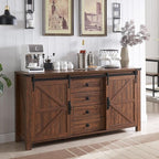 T4TREAM Farmhouse Sideboard Buffet Cabinet