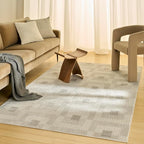Nourison Home Nordic Ivory Beige 4' x 6' Area Rug - Easy Clean, Non Shedding, Bed Room, Living Room, Dining Room, Kitchen (4' x 6')
