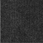Ottomanson 2' x 37' Hallway Runner with Scraper Pile Extra Durable Non-Slip Rug Mat for Indoor & Outdoor Use - Ideal for Kitchen, Entryway, Patio & Garage - High-Traffic Carpet, Black