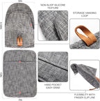 4Pcs Heat Resistant Oven Mitts & Potholders (Up to 500°F), Flexible Kitchen Accessories for BBQ, Baking, Microwave, Stovetop Use and More (Gray)