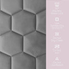 Hearth & Harbor Twin XL Size Quilted Fitted Mattress Pad Cover, 100% Waterproof Mattress Protectors, College Dorm Room Essentials, Deep Pocket Fitted Mattress Cover 8" - 21", Gray