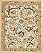 Unique Loom Espahan Collection Area Rug - Cape Cod (7' 10" x 10' Rectangle, Ivory/ Beige)