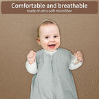 Muslin Crib Sheets for Boys Girls 100% Cotton Fitted Baby Crib Sheet 2 Pack Soft and Breathable for Standard Crib Mattress & Toddler Mattress 52x28in (Beige & Coffee)