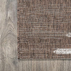JONATHAN Y Stripe Geometric Indoor Outdoor Runner Rug 2X10 Brown/Beige, Zolak Berber for Backyard, Patio, Porch, Easy-Cleaning, High Traffic, Pet-Friendly, Non-Shedding (SMB124B-210)