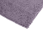 Amazon Basics Non-Slip Microfiber Absorbent Plush Shag Bathroom Rug Mat, 21" x 34", Lavender