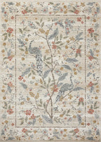 Loloi Rifle Paper Co. Laurel Collection LAU-05 Ivory 2'-8" x 8' Runner Rug