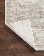 Loloi Magnolia Home by Joanna Gaines Millie Collection MIE-01 Silver/Dove 11'-6" x 15'-7", .25" Pile Height, Area Rug