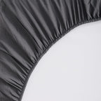 NTBAY Toddler Bedding Set - 4 Piece Soft and Breathable Crib Bedding Set for Boys and Girls, Includes Quilted Comforter, Fitted Sheet, Flat Top Sheet and Envelope Pillowcase, Dark Grey
