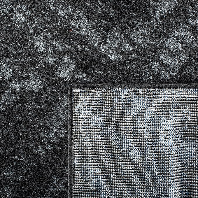 SAFAVIEH Adirondack Collection Area Rug - 9' x 12', Dark Grey & Grey, Modern Diamond Distressed Design, Non-Shedding & Easy Care, Ideal for High Traffic Areas in Living Room, Bedroom (ADR131F)